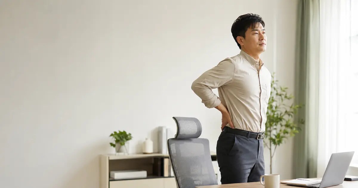 아산 요추 염좌 증상과 치료를 설명하는 대표 이미지