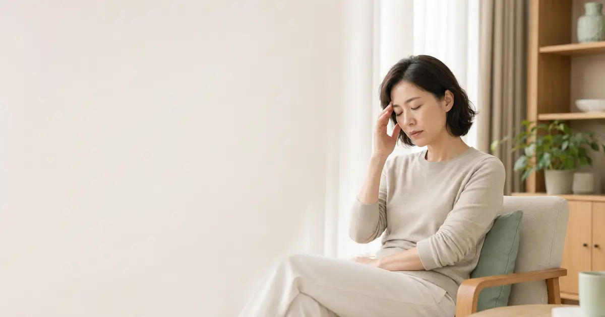 두통과 어지럼 증상이 나타나는 부위를 확인하는 환자